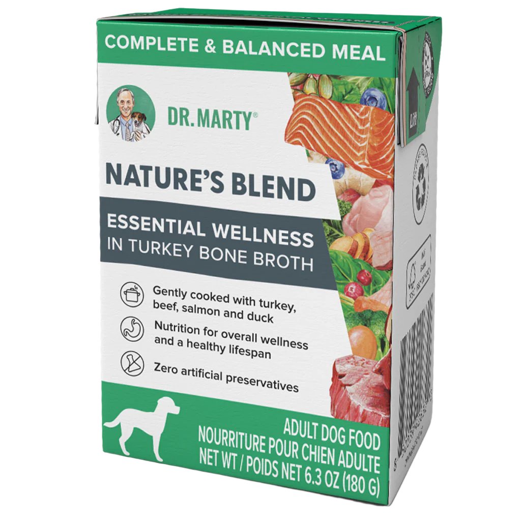 Dr. Marty Nature's Blend Essential Wellness Wet Dog Food Turkey Bone Broth – photo 2 of 7