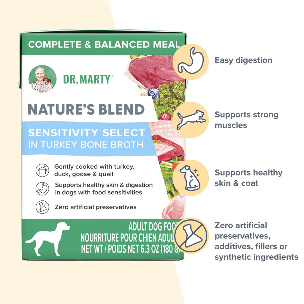 Dr. Marty Nature's Blend Sensitivity Select Wet Dog Food Turkey Bone Broth – photo 4 of 6