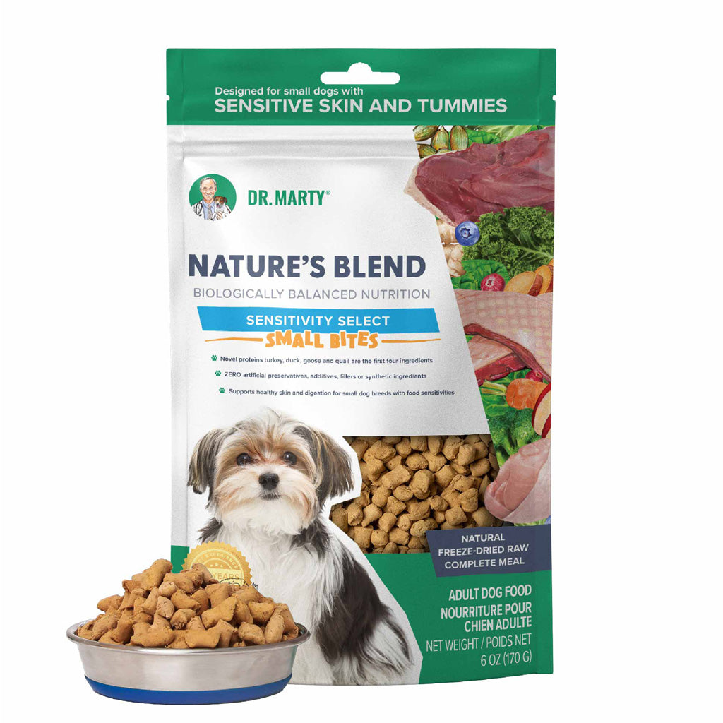Dr. Marty Nature's Blend Sensitivity Select Small Bites Freeze-Dried Raw Dog Food – photo 3 of 18
