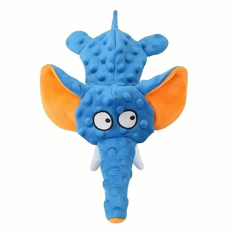 Squeaky Elephant Plush Dog Toy Bite-Resistant – photo 2 of 8