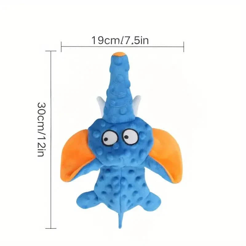 Squeaky Elephant Plush Dog Toy Bite-Resistant – photo 8 of 8