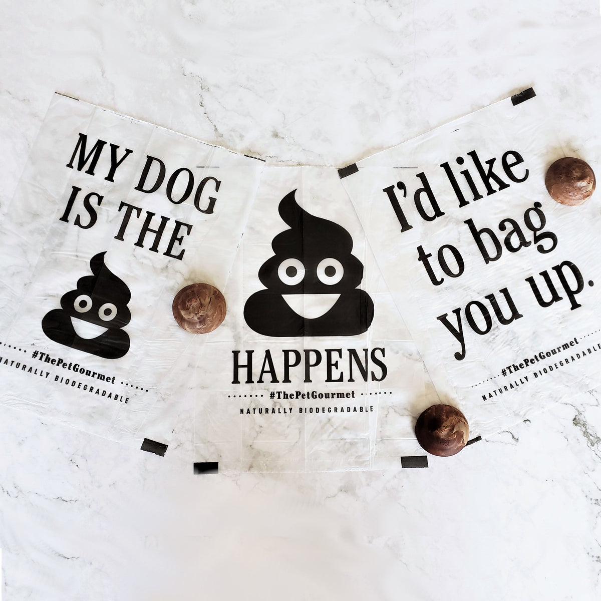 Eco-Friendly Poop Bags 6 Refill Rolls, alternate view