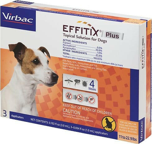 Virbac Effitix Plus Flea Tick Small Dogs – photo 1 of 2