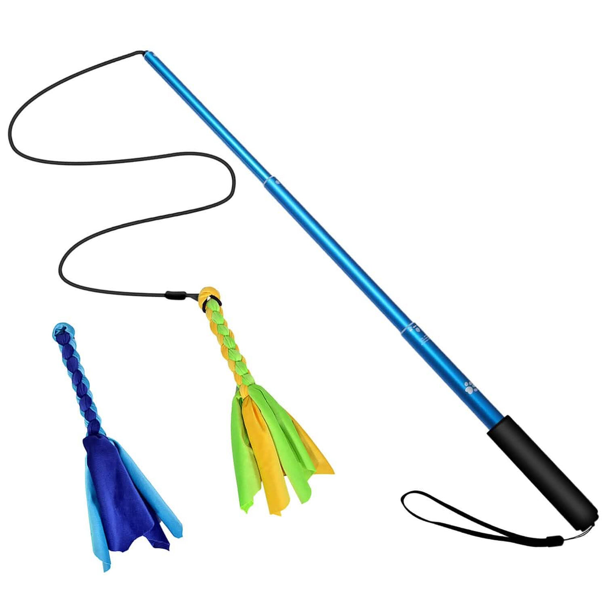 Extendable Dog Flirt Pole with 2 Replaceable Tail Toys – photo 6 of 15