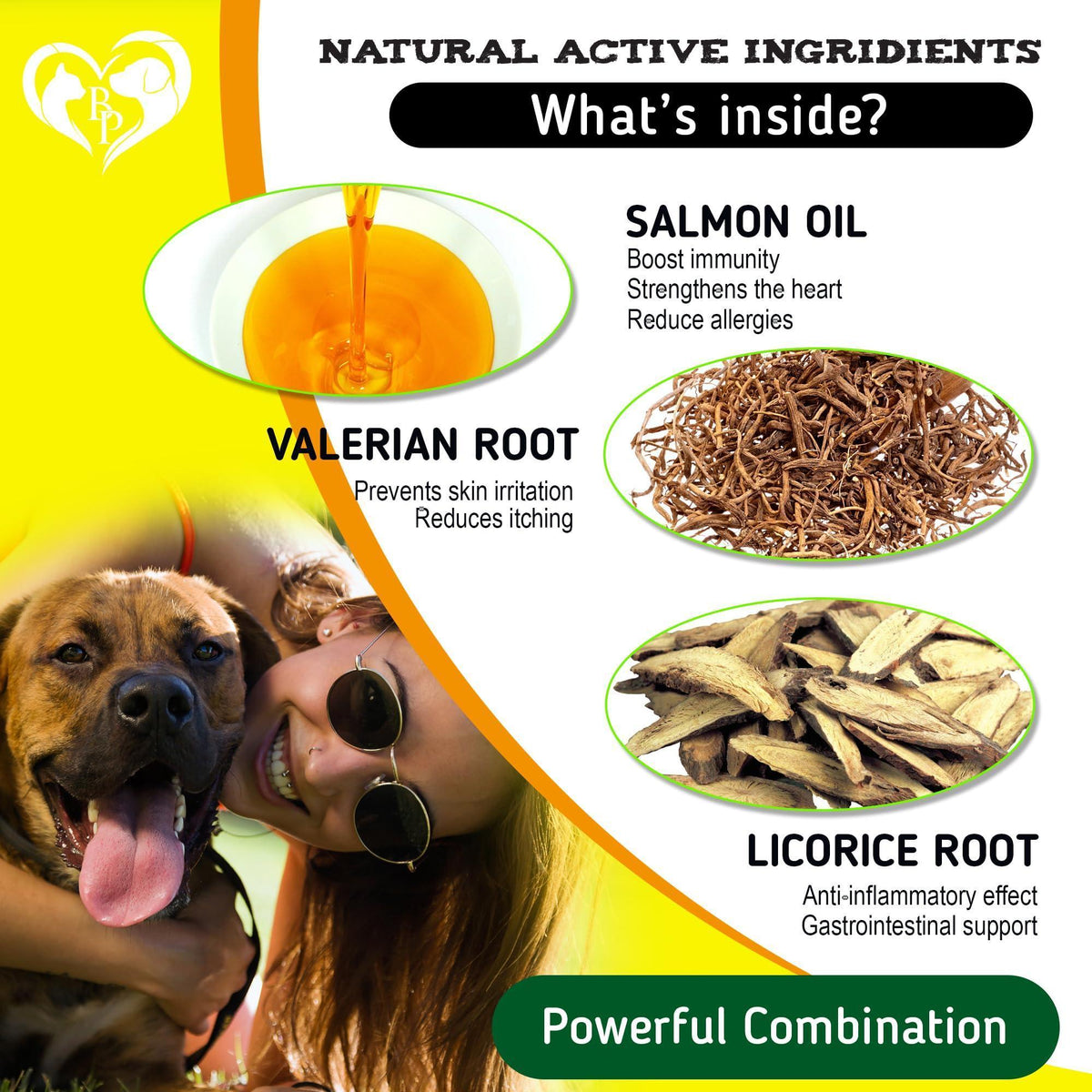 Dog Allergy Relief Chews Salmon Omega-3 Probiotics – photo 3 of 6