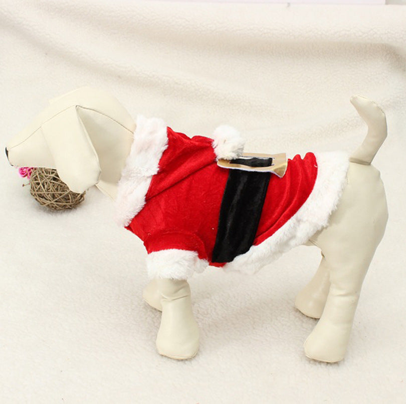 Red Christmas Dog Outfit and Skirt – photo 5 of 6
