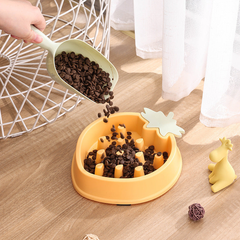 Maze Slow Feeder Dog Bowl – Non-Slip PP Puzzle Dish – alternate view 2