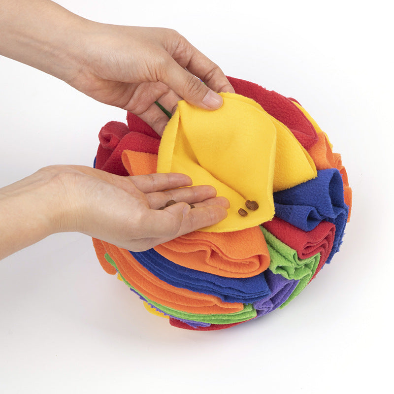 Snuffle Ball Mat – Dog Sniffing Training Blanket with Detachable Pads – alternate view 3