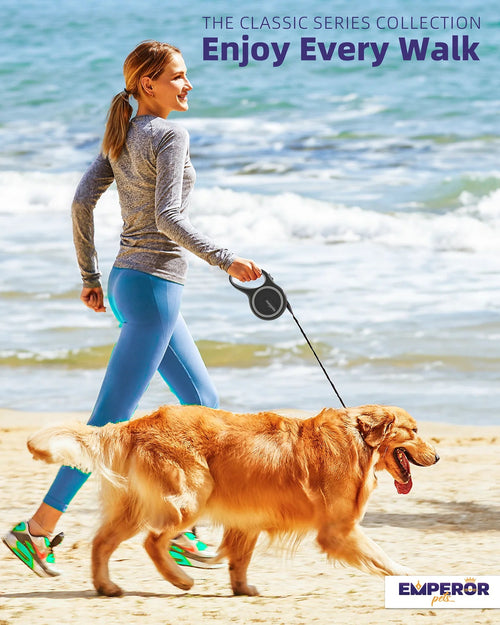 16ft Heavy-Duty Retractable Dog Leash up to 110lbs, alternate view