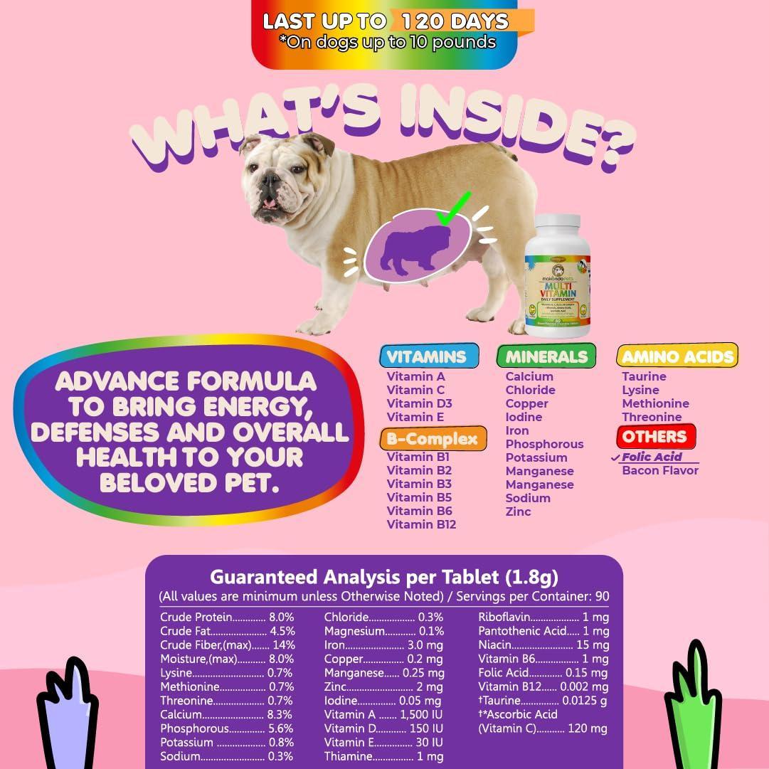 Prenatal Vitamins for Dogs and Cats 60 Pills Folic Acid – photo 5 of 8