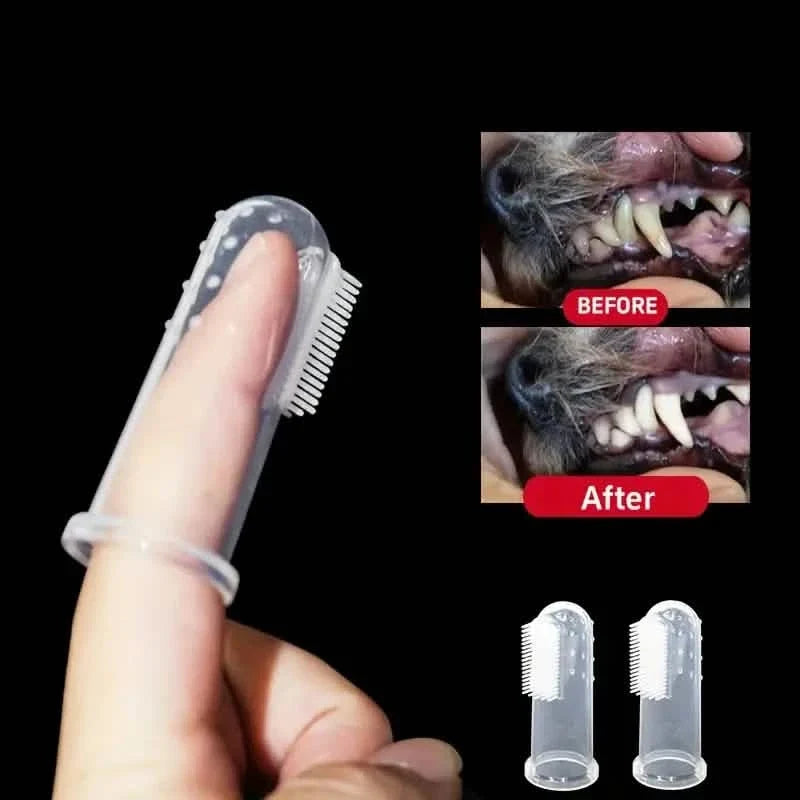 Finger Toothbrush for Dogs and Cats Silicone – photo 1 of 9