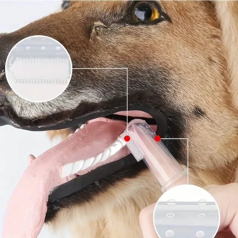 Finger Toothbrush for Dogs and Cats Silicone – photo 5 of 9