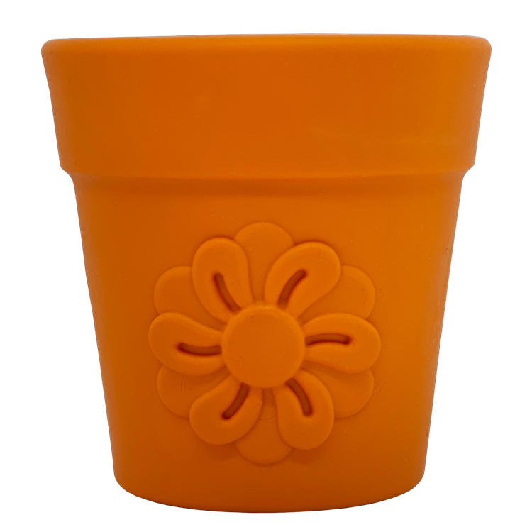SodaPup Flower Pot eCup rubber treat dispenser dog toy – photo 3 of 16