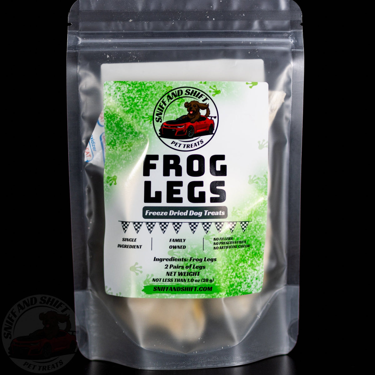Freeze-Dried Frog Legs Novel Protein Treats for Dogs