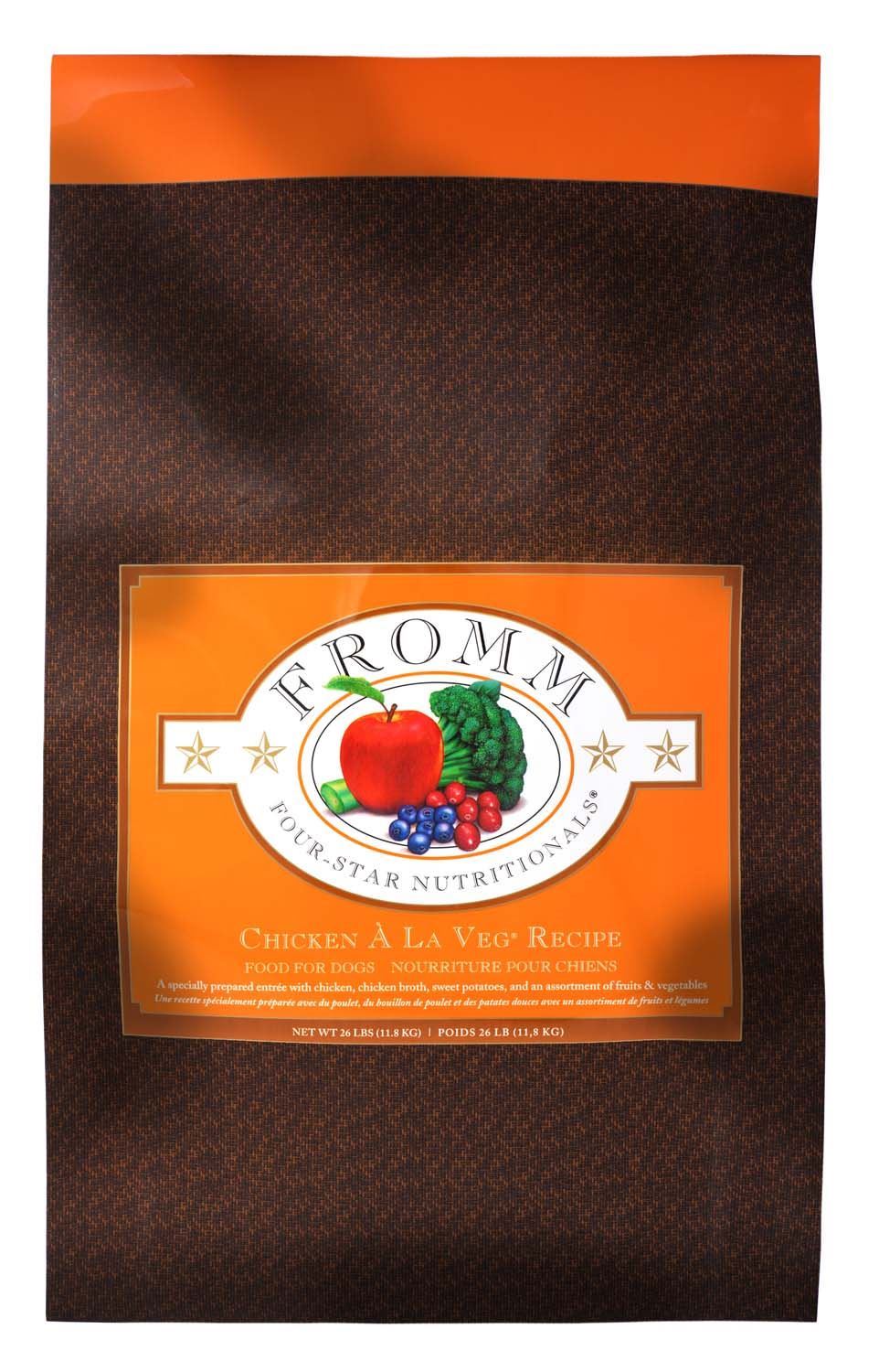 Fromm Four-Star Chicken À La Veg Dry Dog Food – front view