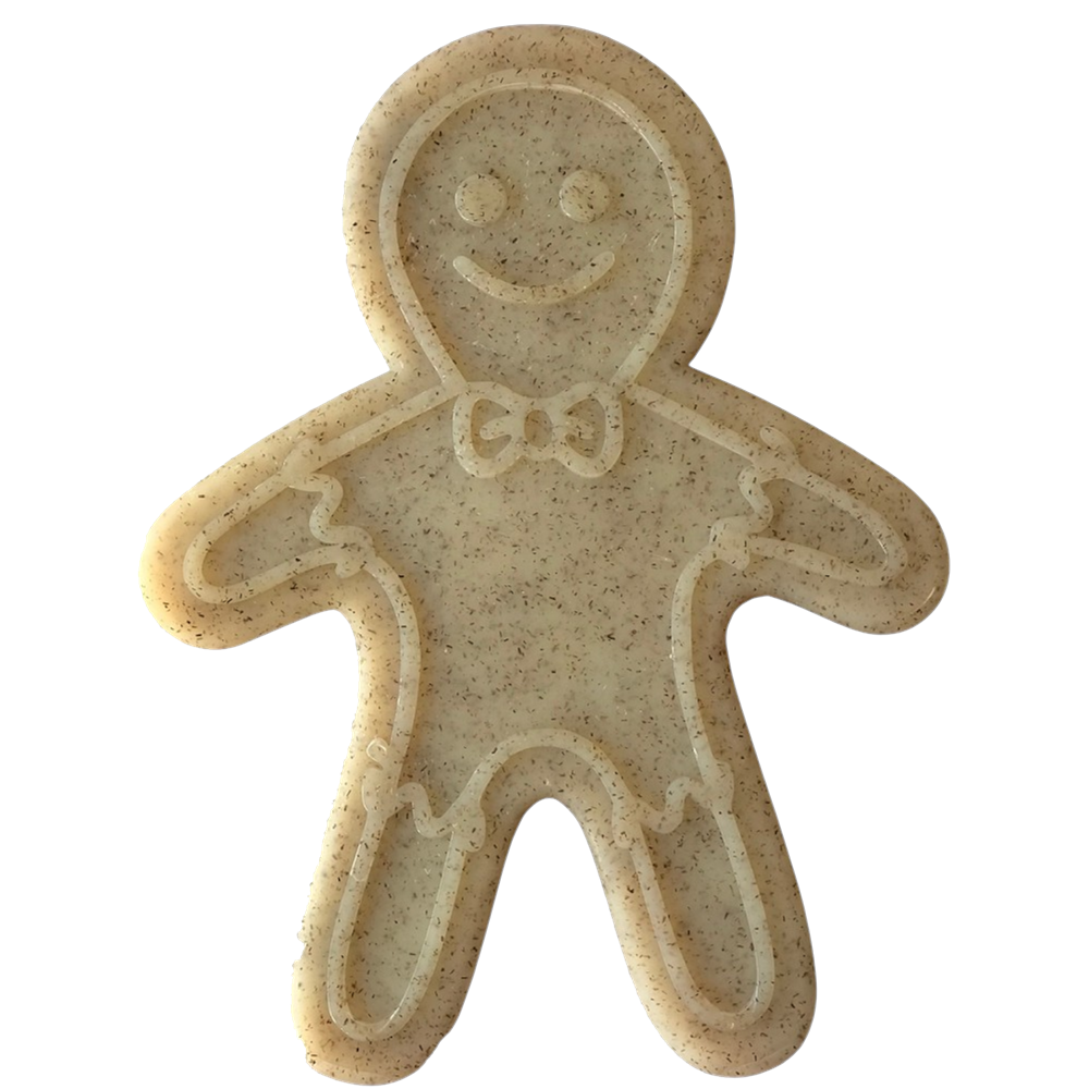 SodaPup Gingerbread Man brown nylon dog chew toy – photo 1 of 6