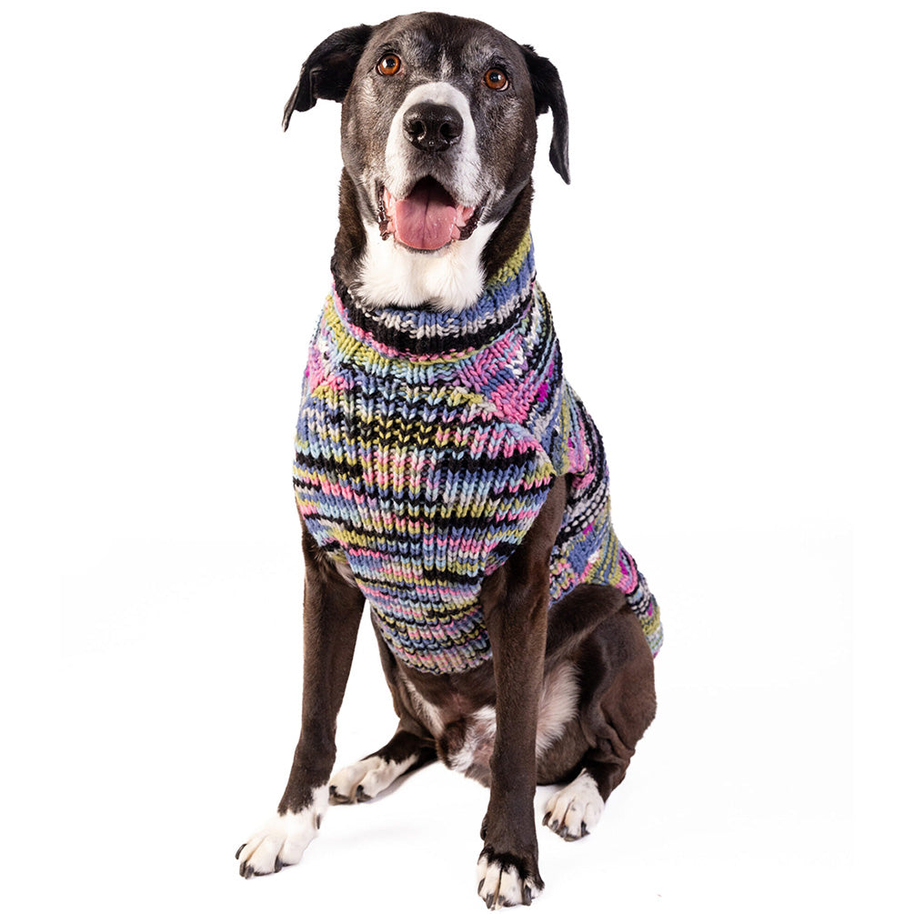 Purple Woodstock Dog Sweater Hand Knit Wool and Alpaca – photo 1 of 9
