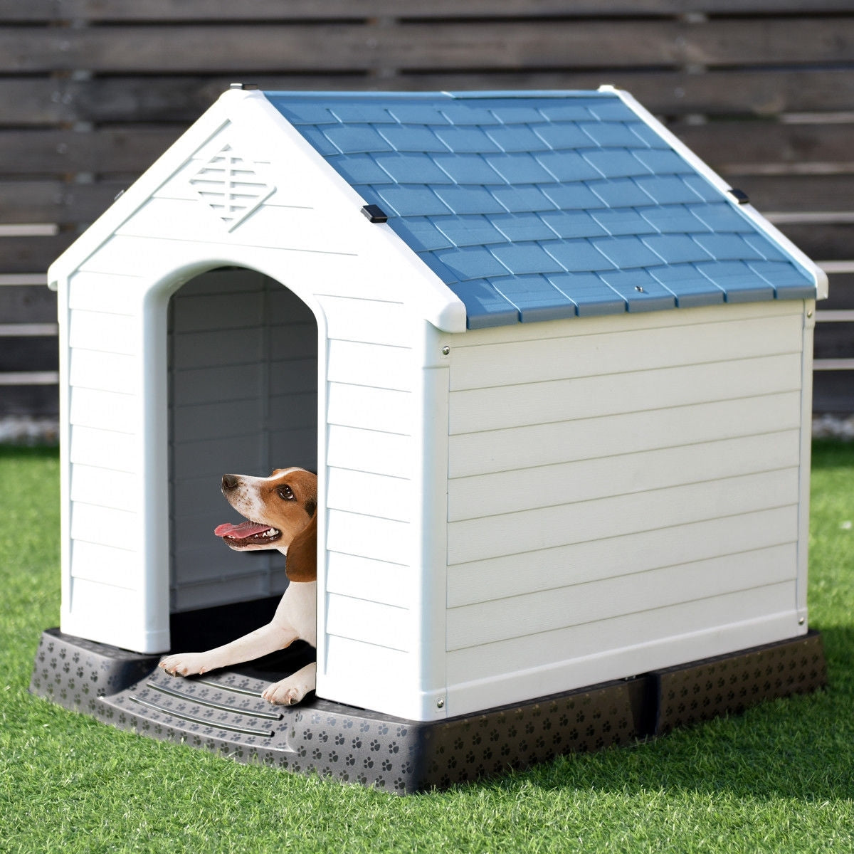 Indoor Outdoor Waterproof Plastic Dog House – photo 1 of 16