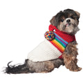 Vintage Ski Hoodie Dog Sweater Retro Rainbow – photo 1 of 6