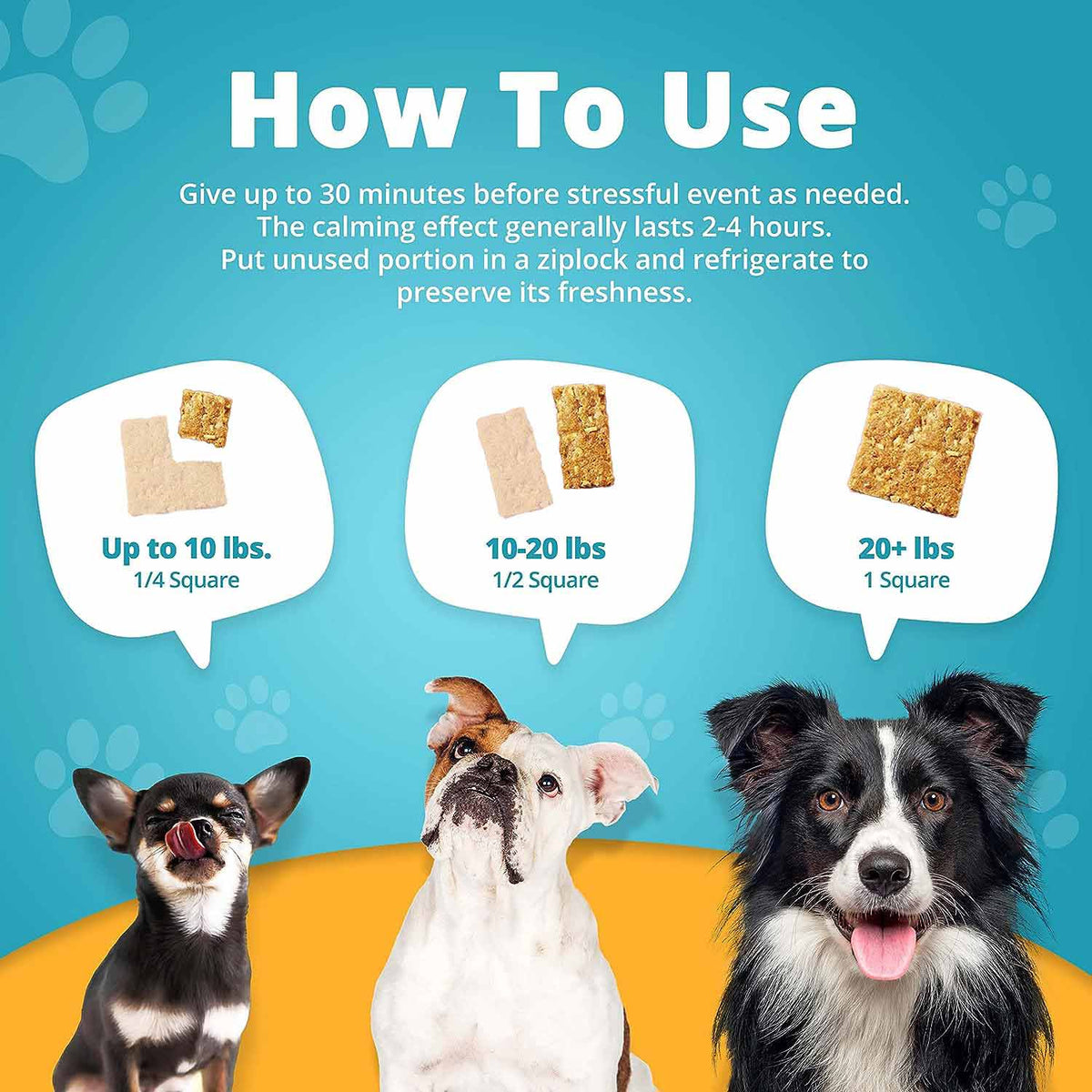 Heavenly Hounds Relaxation Squares Calming Treats – alternate view 4