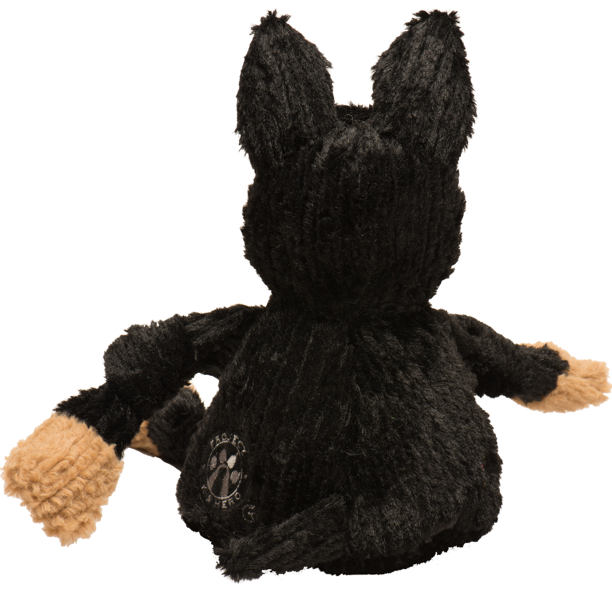 HuggleCause Project K-9 Hero K-9 Mattis Knottie Plush Dog Toy Large, alternate view