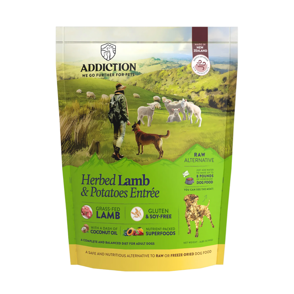 Herbed Lamb & Potatoes Air-Dried Dog Food – front view