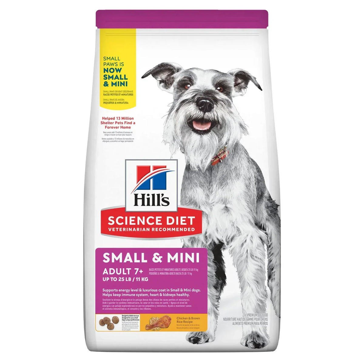 Hills Science Diet Senior Small Mini Chicken Brown Rice Dry – photo 1 of 7