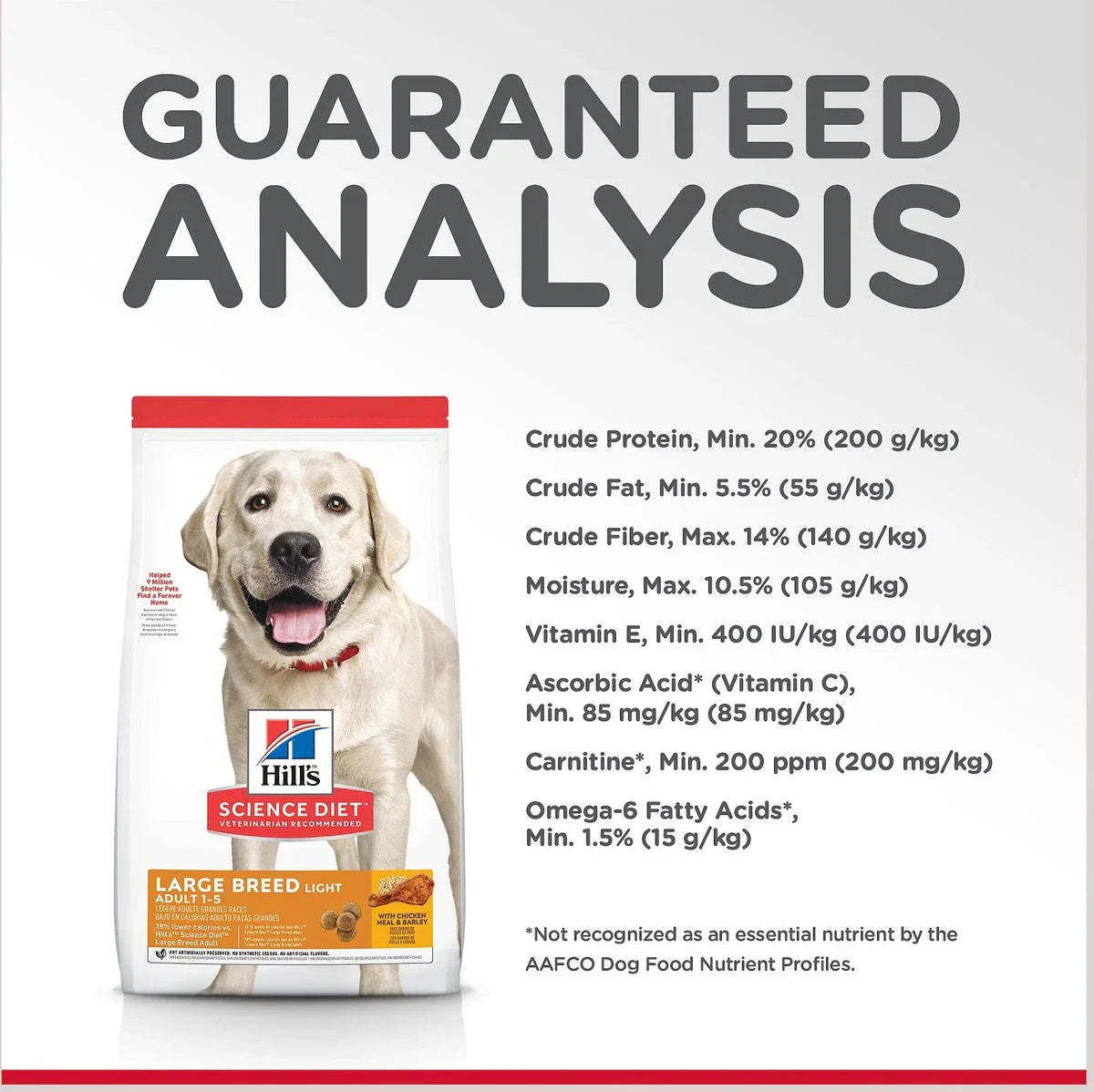 Hills Science Diet Adult Light Large Breed Chicken Barley – photo 7 of 9