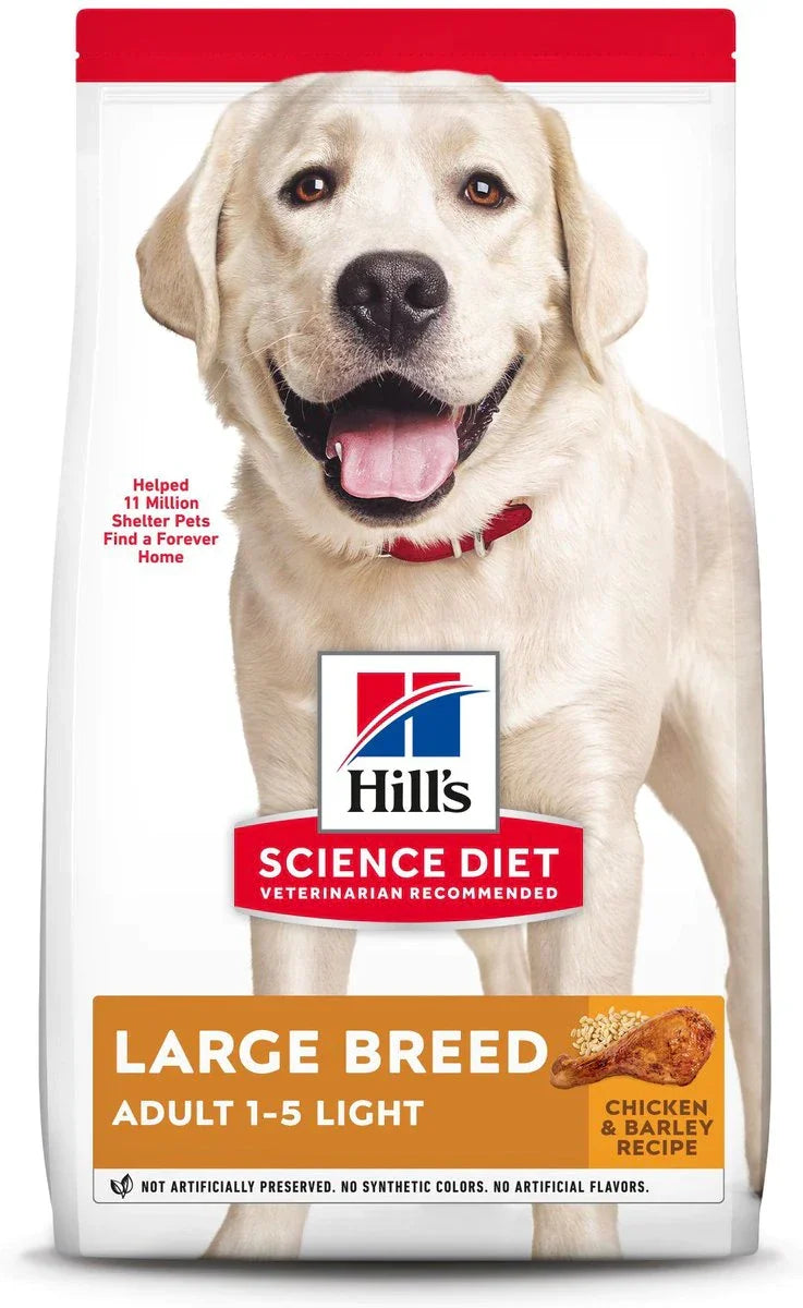Hills Science Diet Adult Light Large Breed Chicken Barley – photo 1 of 9