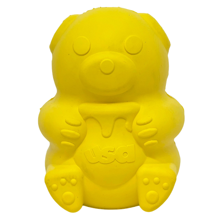SodaPup Honey Bear rubber treat dispenser dog toy – photo 1 of 11