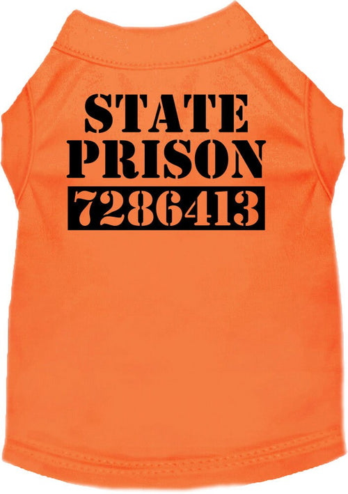 "Inmate" Halloween Dog Shirt – Costume Print – alternate view 1