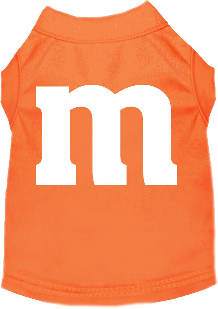 Halloween Dog Shirt – "The M" Costume Print – front view