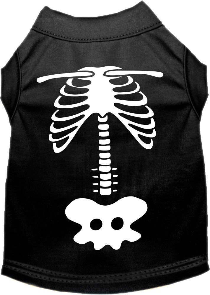 "Paw Skellington" Halloween Dog Shirt – front view