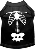 "Paw Skellington" Halloween Dog Shirt – front view