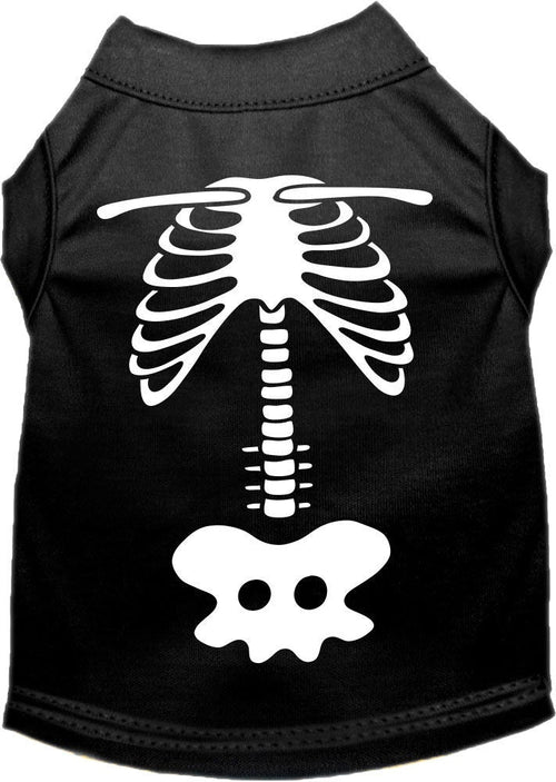 "Paw Skellington" Halloween Dog Shirt – front view