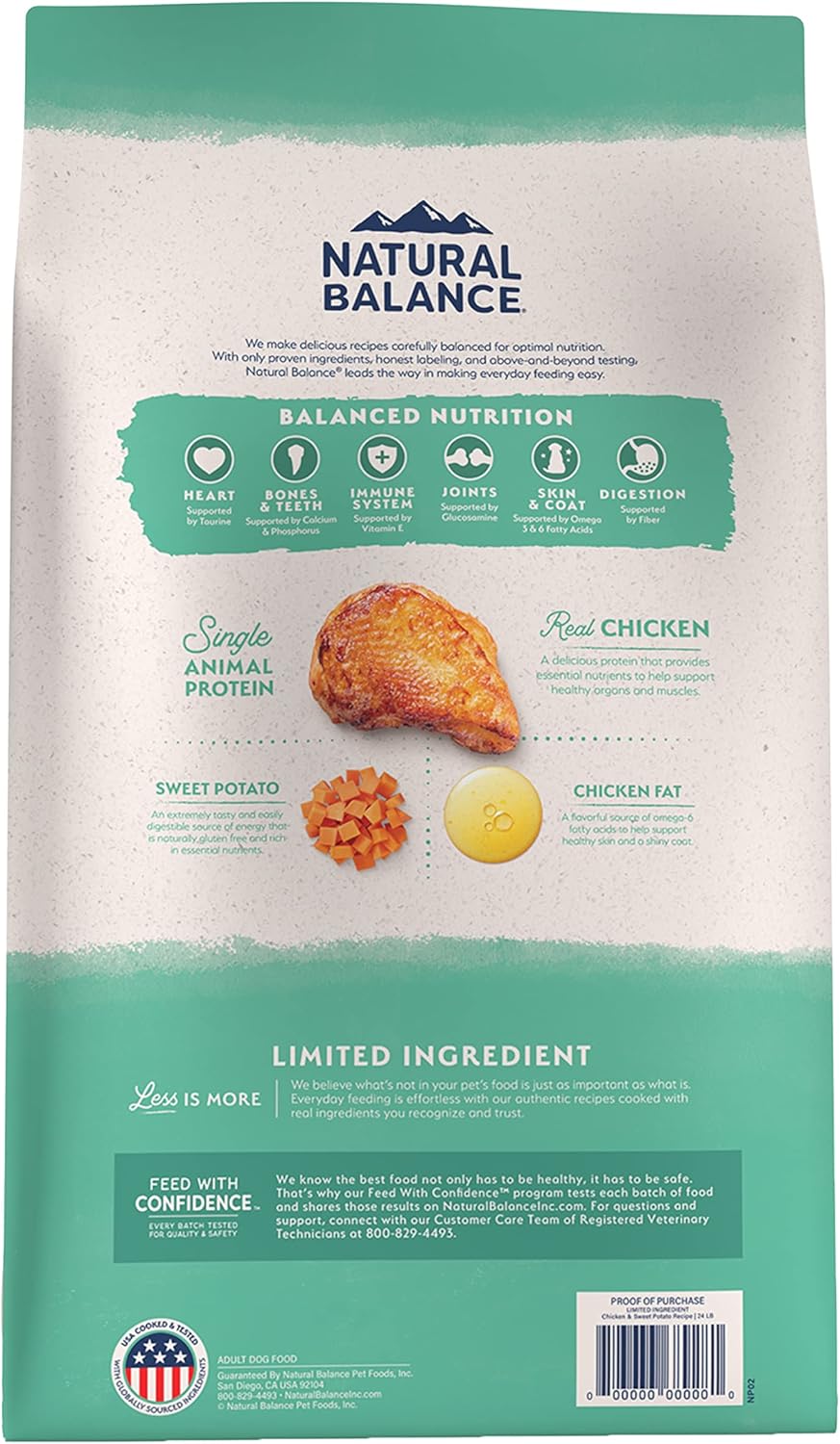 Natural Balance Chicken & Sweet Potato Dog Food – alternate view 1