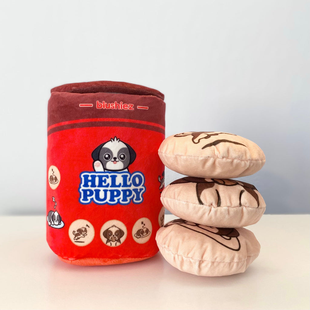 Blushiez Hello Puppy Dog Toy Set 4 Piece Biscuit Box – photo 4 of 9