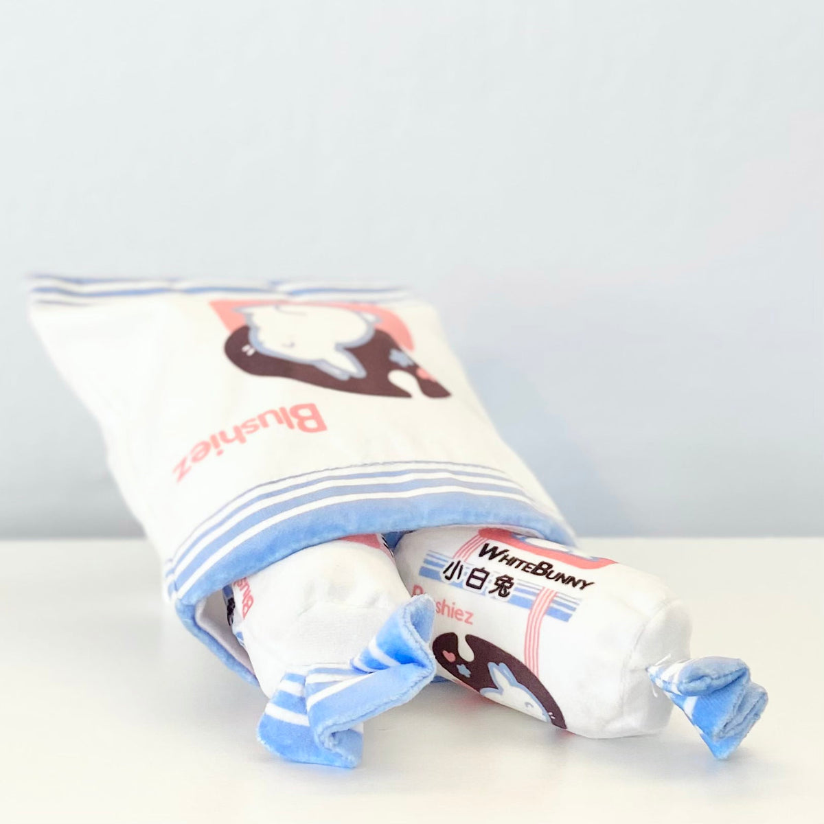 Blushiez White Bunny Candy Interactive Nosework Dog Toy 3 Piece – photo 3 of 4