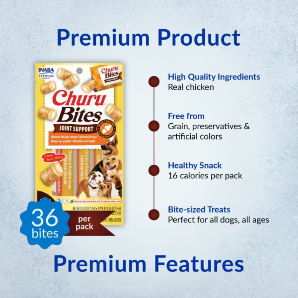 Inaba Churu Bites Joint Support Dog Treats – photo 4 of 17