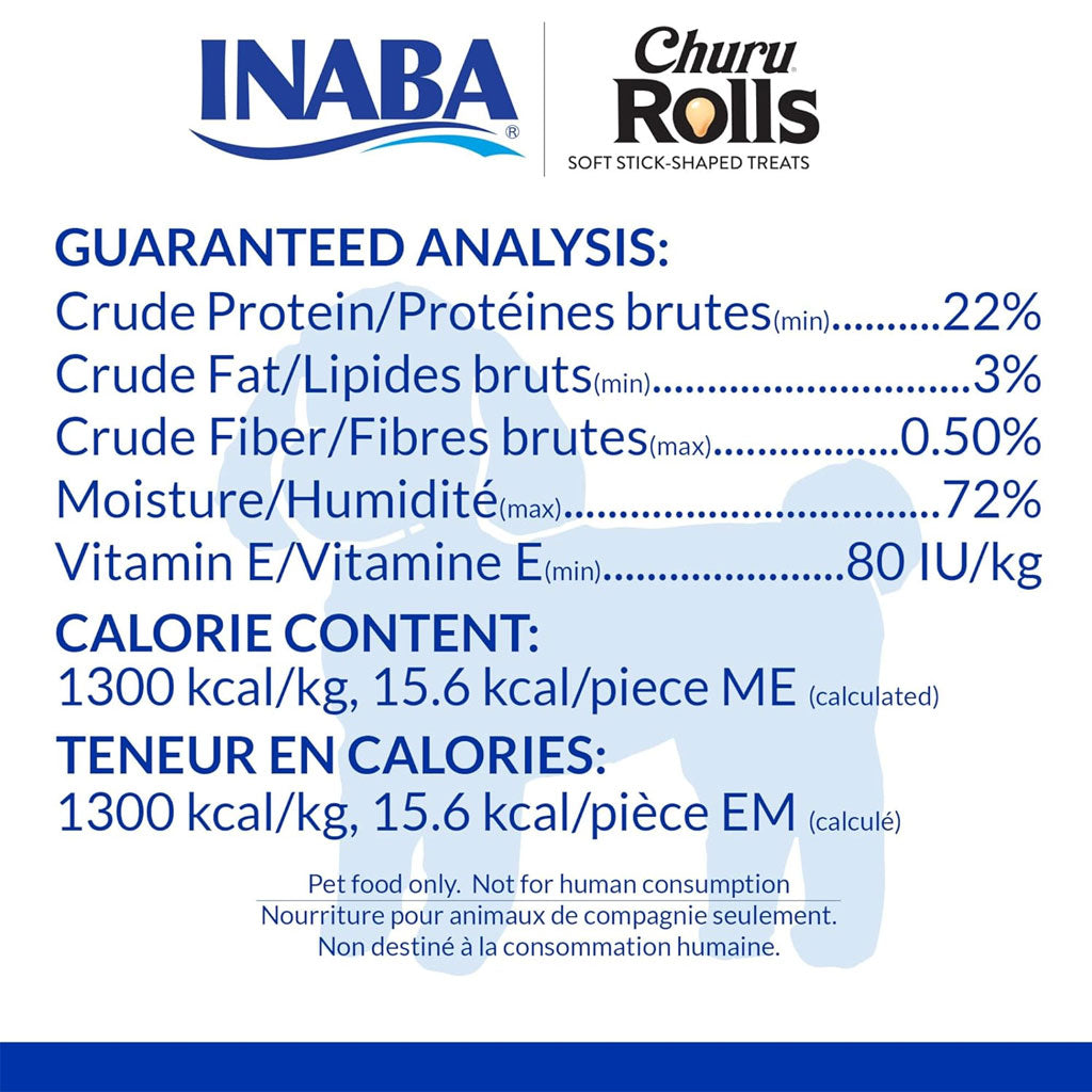 Inaba Churu Rolls Chicken Recipe Wraps Dog Treats – photo 5 of 6