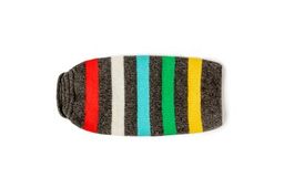 Charcoal Stripe Dog Sweater Hand Knit – photo 5 of 5