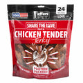 Jeffers high protein chicken jerky dog treats 24 oz, treat bag front view