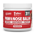 Jeffers paw and nose protection balm for dogs 3 oz, balm tin front view