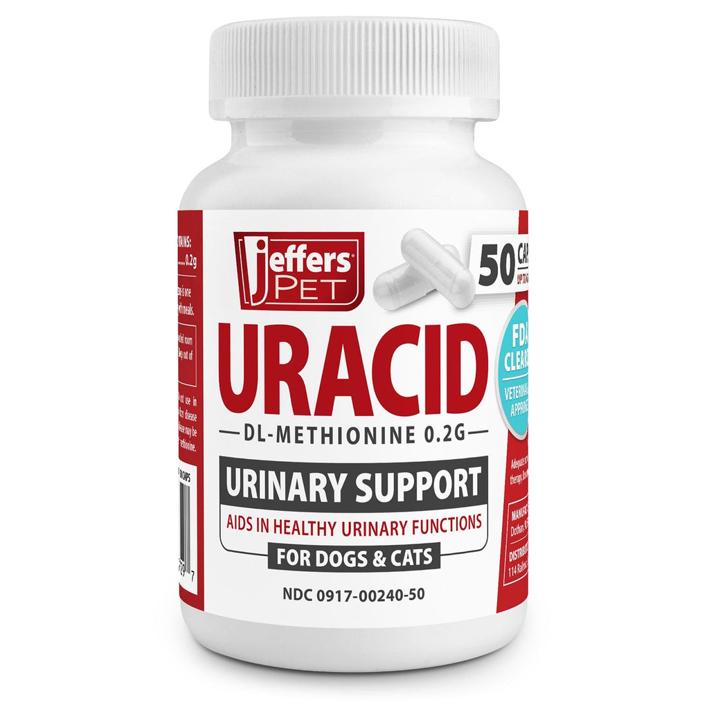 Jeffers Uracid DL-Methionine 0.2 g urinary support capsules – photo 1 of 9