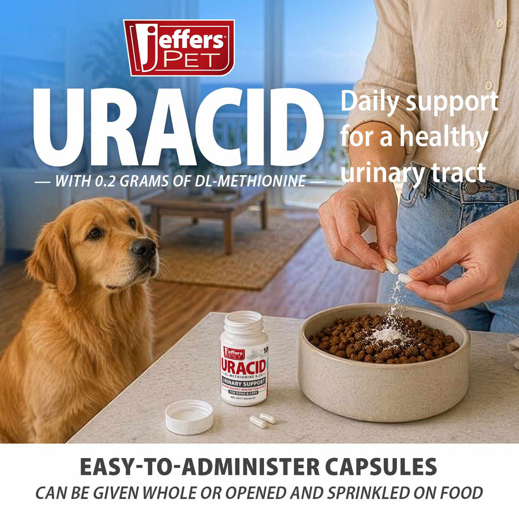 Jeffers Uracid DL-Methionine 0.2 g urinary support capsules – photo 2 of 9