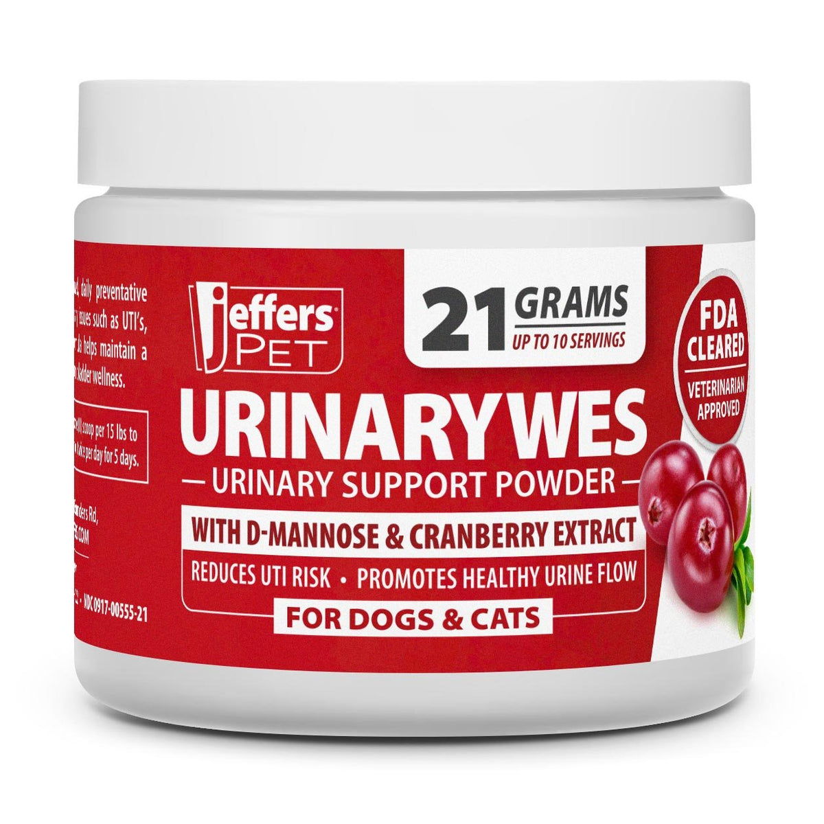 Jeffers UrinaryWes urinary support powder with D-Mannose and cranberry – photo 9 of 12