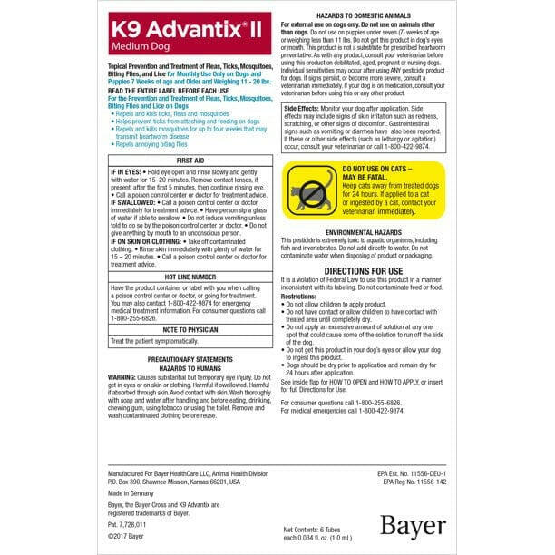 K9 Advantix II Medium Dogs Teal Box – photo 5 of 11