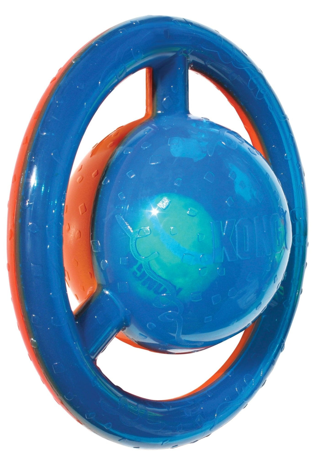KONG Jumbler Disc Squeaker Dog Toy – front view