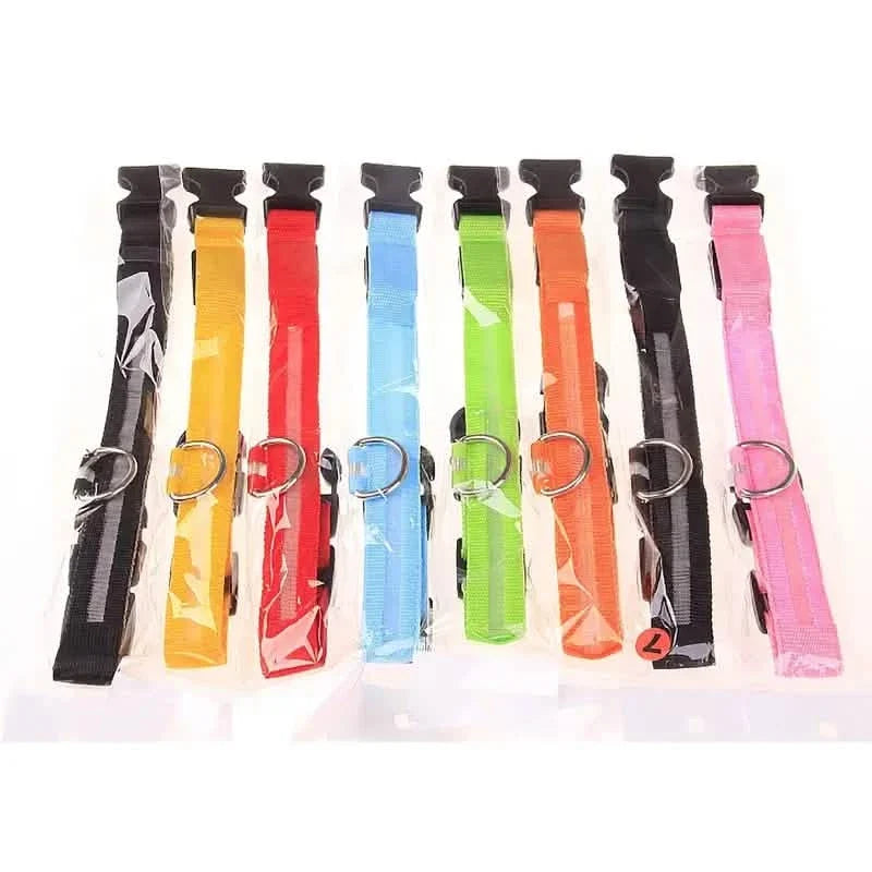 LED Dog Collar Adjustable Flashing Light-Up Collar – photo 12 of 13
