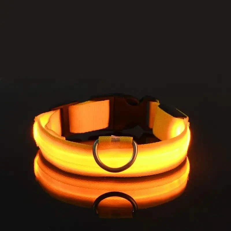 LED Dog Collar Adjustable Flashing Light-Up Collar – photo 6 of 13
